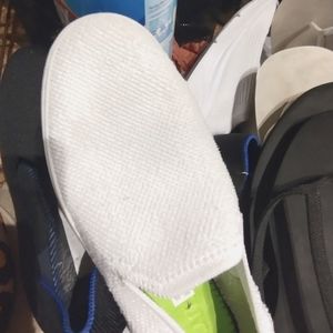 Rothys terry white sneakers